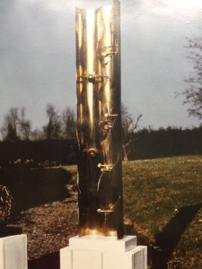Totem, in bronze, Berrell Jensen