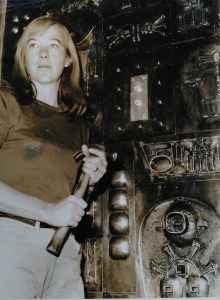 Berrell Jensen, publicity shot, Santam Bank, Johannesburg, 1966